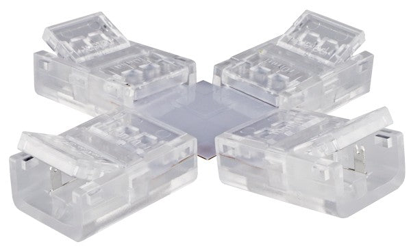 ELCO Lighting EPSD28XCB10 LED Tape Light Connector, 10 mm
