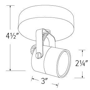 ELCO Lighting 50W 12V White Finish Lighting Accessory ET1528W