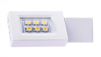 ELCO Lighting 1.5W 3000K Mini White Finish Track Lighting Accessory ET2193W
