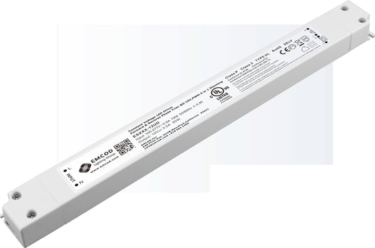 EMCOD ES60-24UD Low Profile 5-in-1 Dimmable LED Driver 60W 24VDC Class 2