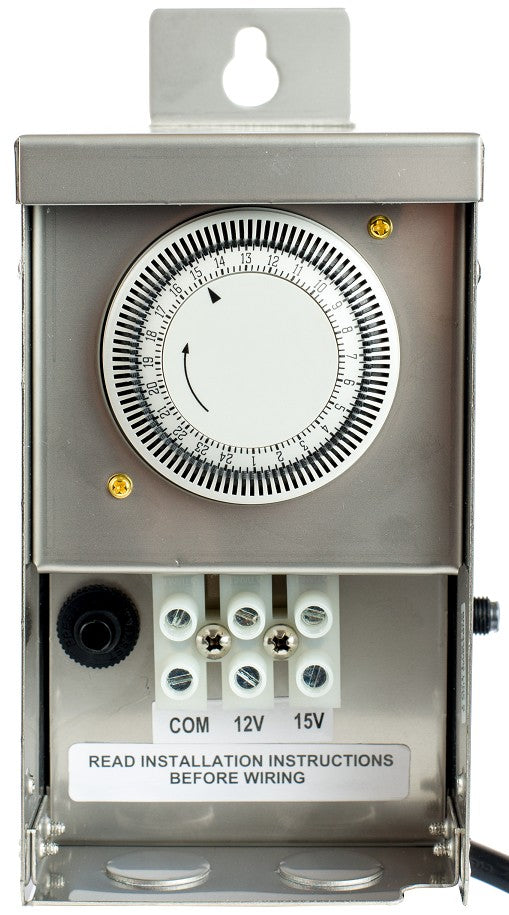 EMCOD ESL40W Outdoor Stainless Steel Landscape Transformer 40W 12VACOR15VAC