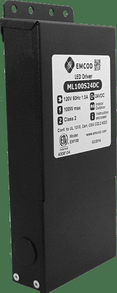 EMCOD ML60S24DC Indoor Outdoor Magnetic DC Driver 60W 24VDC Class 2