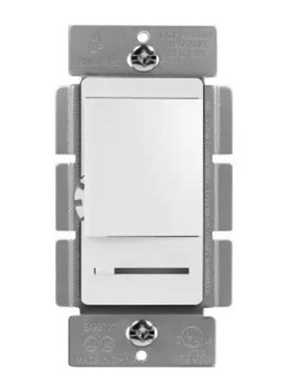 Enerlites LED Paddle Dimmer Single Pole/3-Way White 55300-W
