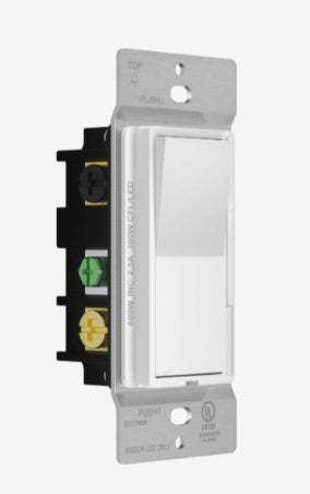 Enerlites LED Decorator Dimmer Single Pole/3-Way Ivory 57300-I
