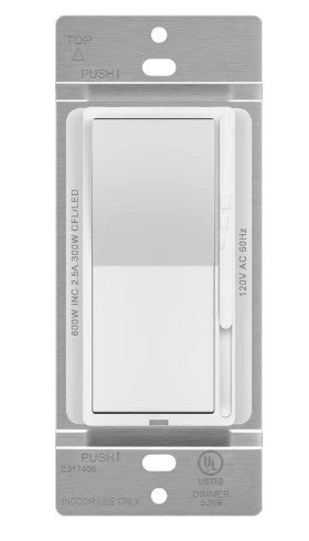 Enerlites LED Decorator Dimmer Single Pole/3-Way White 57300-W