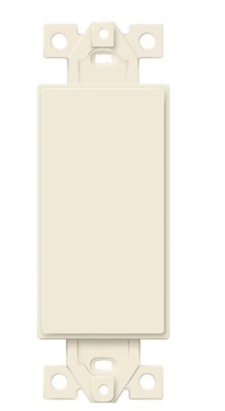 Enerlites Standard 1-Gang Blank Decorator Adapter Light Almond 6001-LA