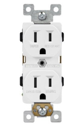 Enerlites Comm Duplex Tr Receptacle 15A 125V 5-15R Ivory 61540-TR-I