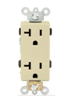Enerlites Resi Decorator Receptacle 20A 125V 5-20R Ivory 62001-I