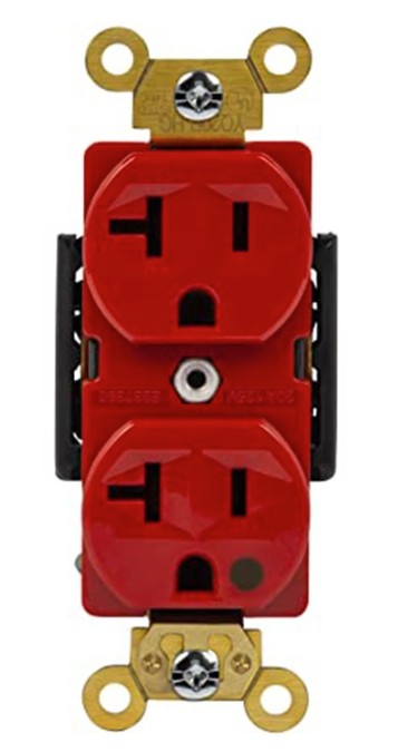 Enerlites Hos Duplex Receptacle 20A 125V 5-20R Rd 62020-R