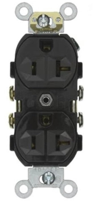 Enerlites Comm Duplex Receptacle 20A 125V 5-20R Black 62040-BK