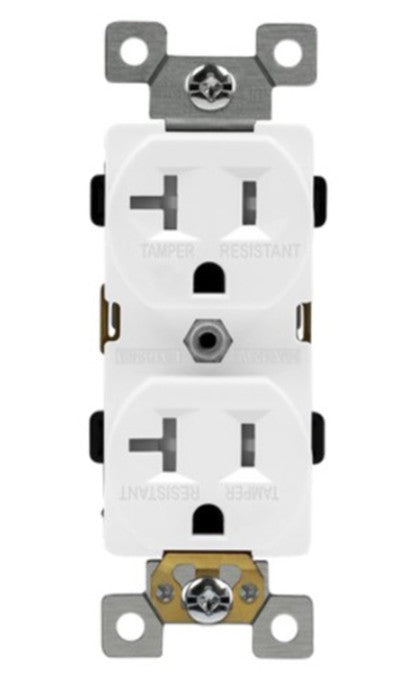 Enerlites Comm Duplex Twr Receptacle 20A 125V 5-20R Gy 62040-TWR-GY