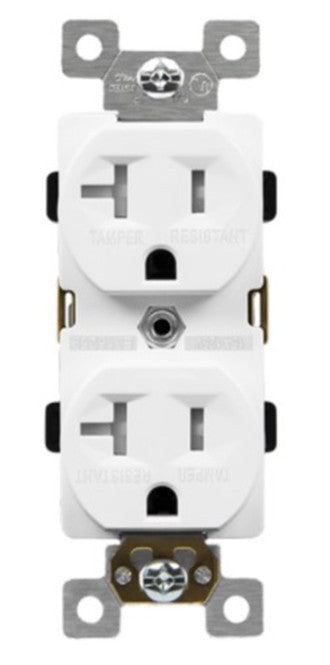 Enerlites Ind Duplex Tr Receptacle 20A 125V 5-20R Ivory 62080-TR-I