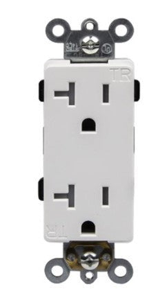 Enerlites Ind Decorator Receptacle 20A 125V 5-20R White 63200-W