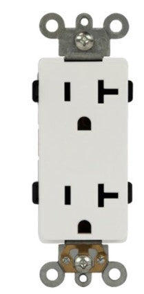 Enerlites Ind Decorator Receptacle 20A 250V 6-20R Ivory 63201-I