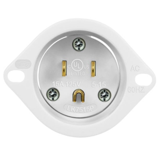 Enerlites Ind Sb Fi 2P 3-Way Grd 5-15Pfi 15A 125V White 66203-W
