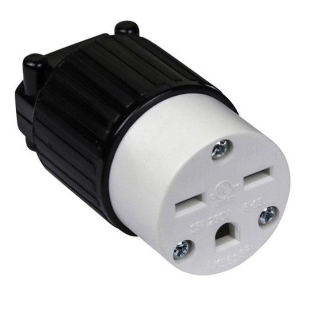 Enerlites Ind Sb Con2P 3-Way Grd 6-15C 15A 250V Black 66221-BK