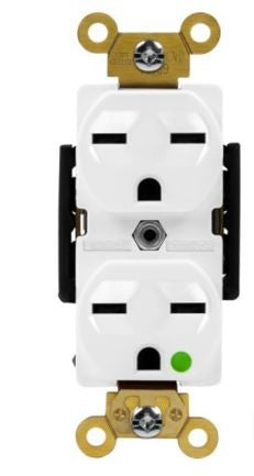 Enerlites Hos Duplex Receptacle 15A 250V 6-15R Ivory 68151-I