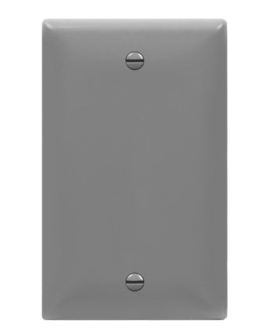 Enerlites Standard 1-Gang Blank Wall Plate Gy 8801-GY