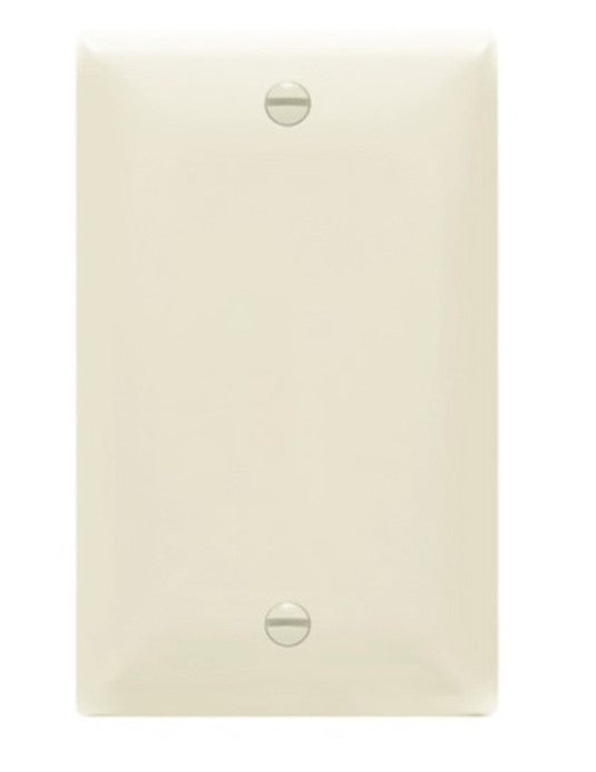 Enerlites Standard 1-Gang Blank Wall Plate Light Almond 8801-LA