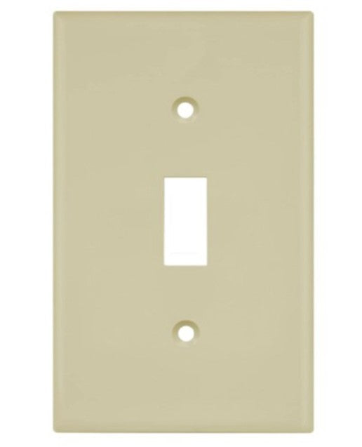 Enerlites Over-Sized 1-Gang Toggle Wall Plate Ivory 8811O-I