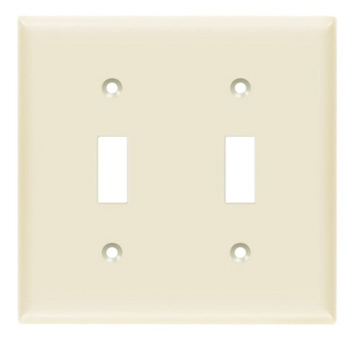 Enerlites Standard 1-Gang Toggle Wall Plate Light Almond 8812-LA