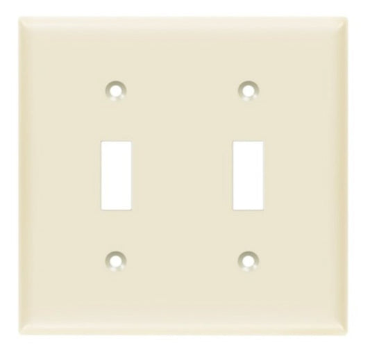 Enerlites Standard 1-Gang Toggle Wall Plate Light Almond 8812-LA
