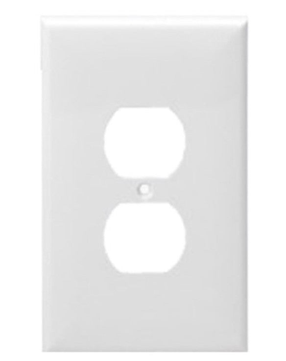 Enerlites Standard 1-Gang Duplex Wall Plate White 8821-W