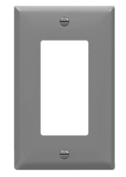 Enerlites Standard 1-Gang Decorator/GFCI Wall Plate Gy 8831-GY