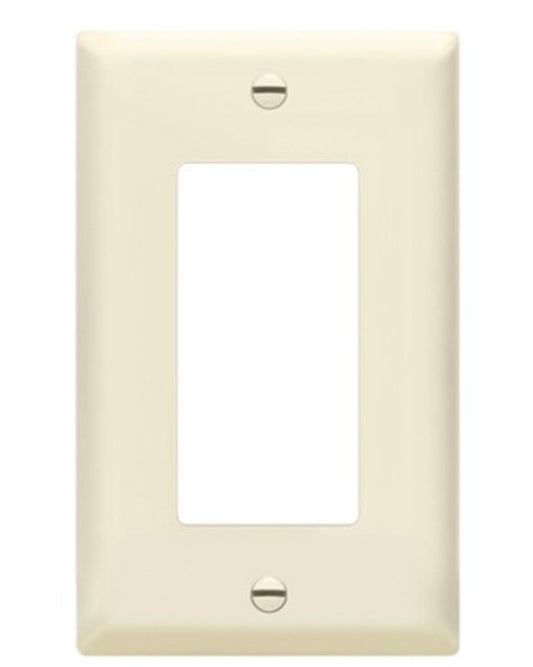 Enerlites Standard 1-Gang Decorator/GFCI Wall Plate Light Almond 8831-LA