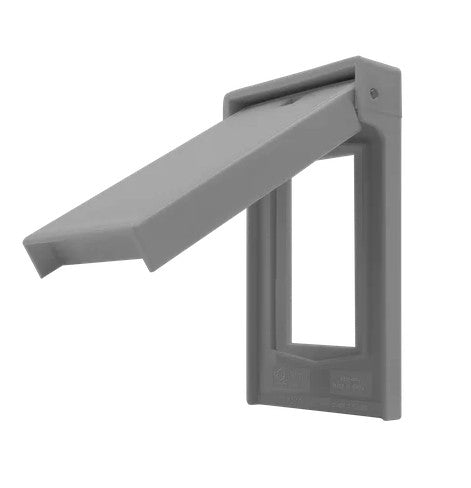Enerlites Standard 1-Gang Decorator/GFCI Wall Plate Vertical Gy 8831-WPV-GY