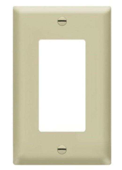 Enerlites Mid-Size 1-Gang Decorator/GFCI Wall Plate Ivory 8831M-I