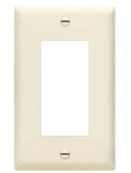 Enerlites Mid-Size 1-Gang Decorator/GFCI Wall Plate Light Almond 8831M-LA