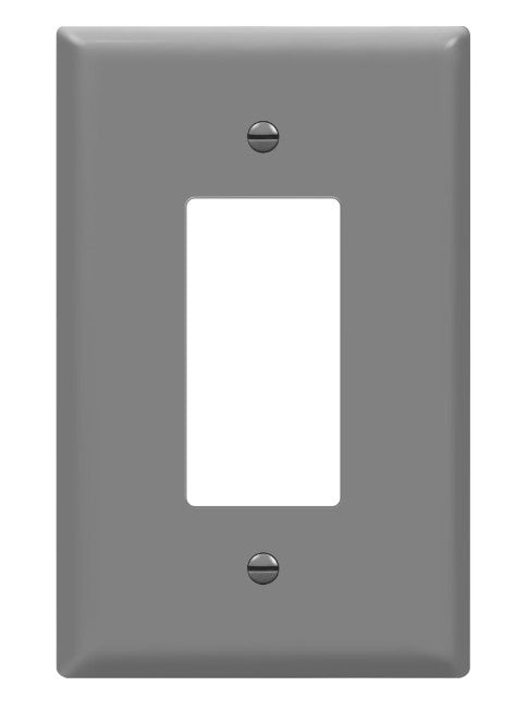 Enerlites Over-Sized 1-Gang Decorator/GFCI Wall Plate Gy 8831O-GY