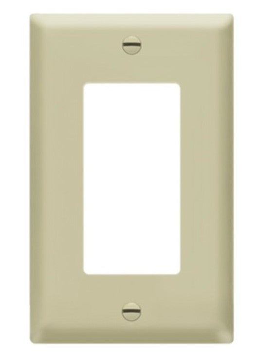 Enerlites Over-Sized 1-Gang Decorator/GFCI Wall Plate Ivory 8831O-I