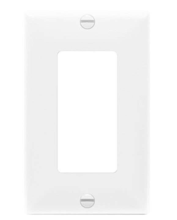 Enerlites Over-Sized 1-Gang Decorator/GFCI Wall Plate White 8831O-W
