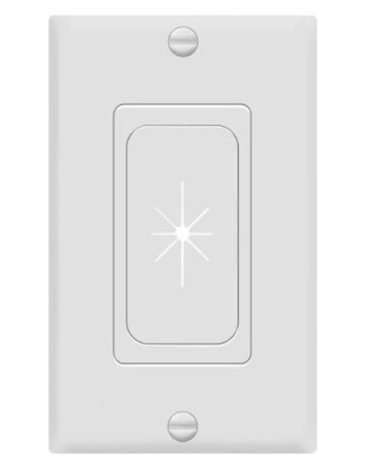 Enerlites Pass-Through Plate White 8901-W