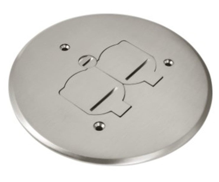 Enerlites 5 3/4" Flush Flip Lids Cover Plate With 20A Twr Duplex Npb 975517-S