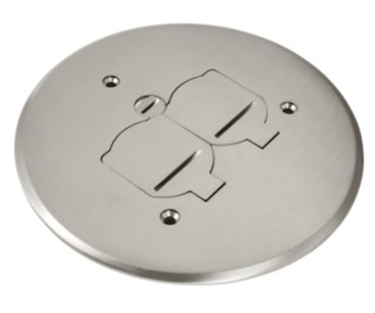 Enerlites 5 3/4" Flush Flip Lids Cover Plate With 20A Twr Duplex Npb 975517-S