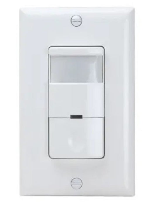 Enerlites In Wall Pir Occ/VAC Sensor Nl Single Pole 120/277V White DWOS-1277-NL-W