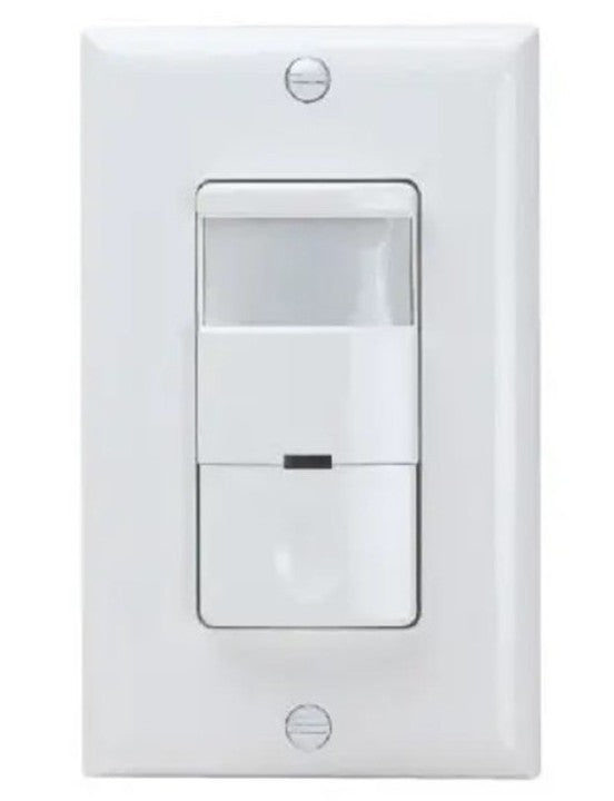 Enerlites In Wall Pir Occ/VAC Sensor Single Pole Grd Req 120/277Vwh DWOS-J-W