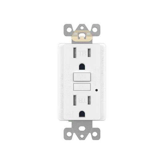 Enerlites GFCI Twr Receptacle Self-Grd 15A 125V 5-15R White GFTWRG15-W