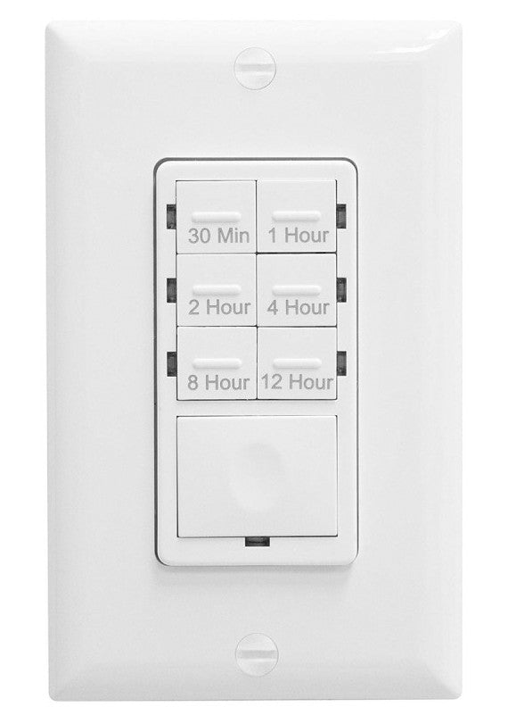 Enerlites In Wall Ct Max 12 Hour White HET06-12-W