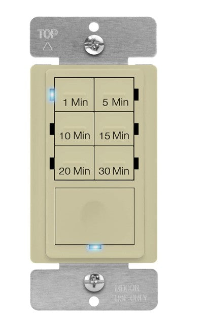 Enerlites In Wall Ct Max 30 Min Ivory HET06A-R-I