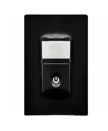 Enerlites In Wall Pir Occ/VAC Sensor Single Pole Grd Req 120/277V Black HMOS-J-BK