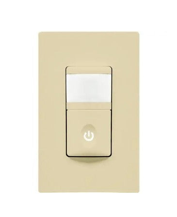 Enerlites In Wall Pir Occ/VAC Sensor Single Pole Grd Req 120/277V Ivory HMOS-J-I