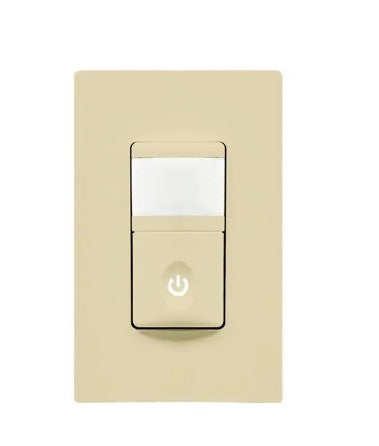 Enerlites In Wall Pir VAC Sensor Single Pole 120V Ivory HMVS-I