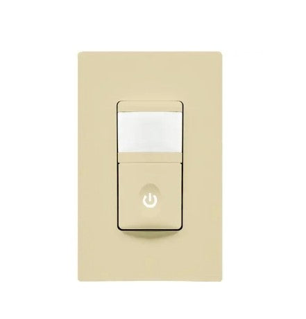 Enerlites In Wall Pir VAC Sensor Single Pole 120/277V Ivory HMVS-J-I