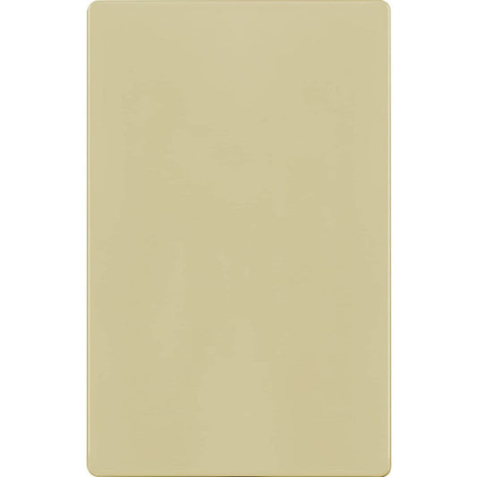 Enerlites Standard Snap In Screwless 1-Gang Blank Wall Plate Ivory SI8801-I