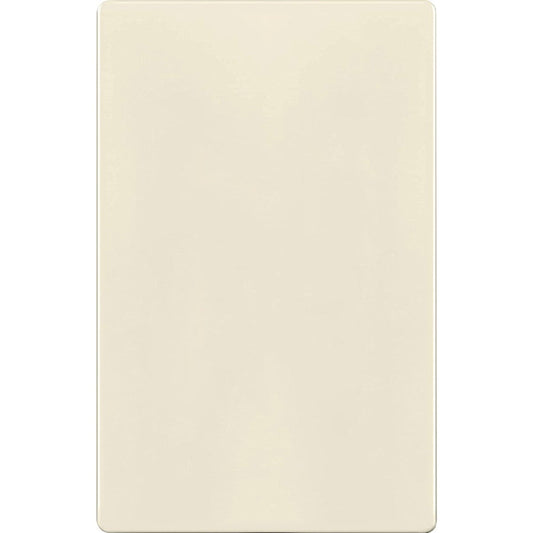 Enerlites Standard Snap In Screwless 1-Gang Blank Wall Plate Light Almond SI8801-LA