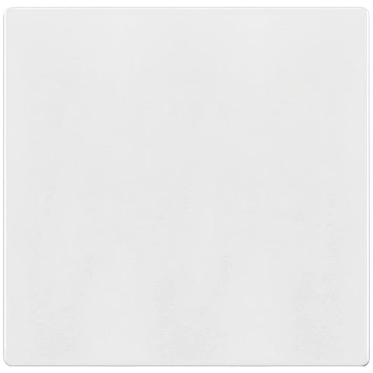 Enerlites Standard Snap In Screwless 2-Gang Blank Wall Plate White SI8802-W